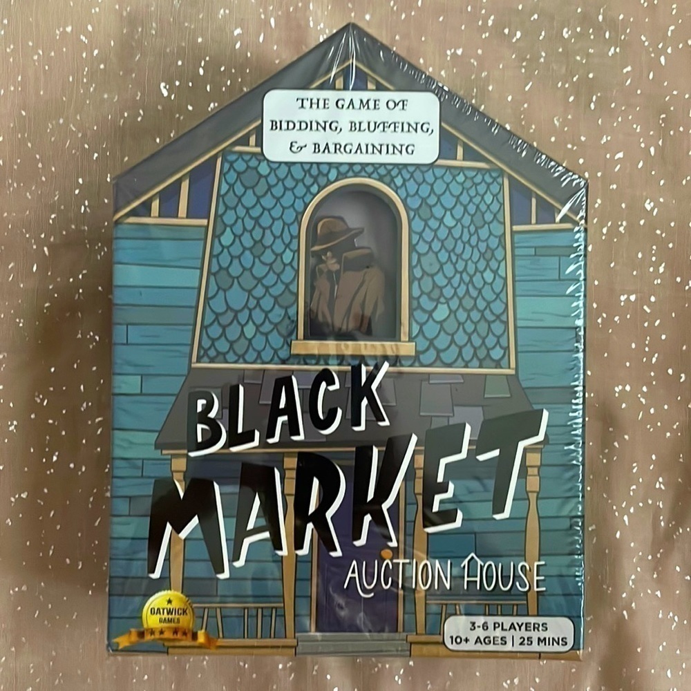 Brand New Black Market Game of Bidding, Bluffing & Bargaining Fun Strategy Games